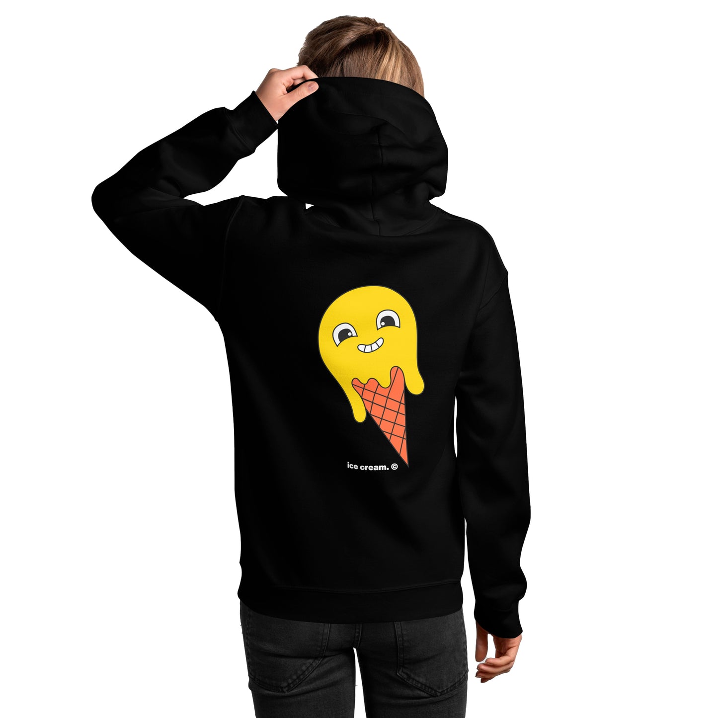 Heavy Blend Hoodie with Icecone Symbol
