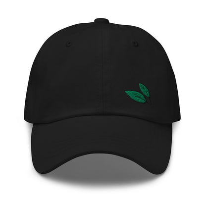 Dad Cap with Leaf Symbol