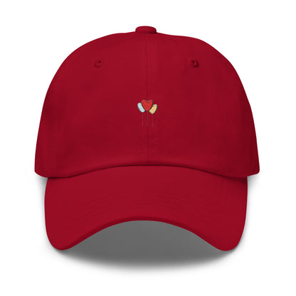 Dad Cap with Heart Balloons Symbol