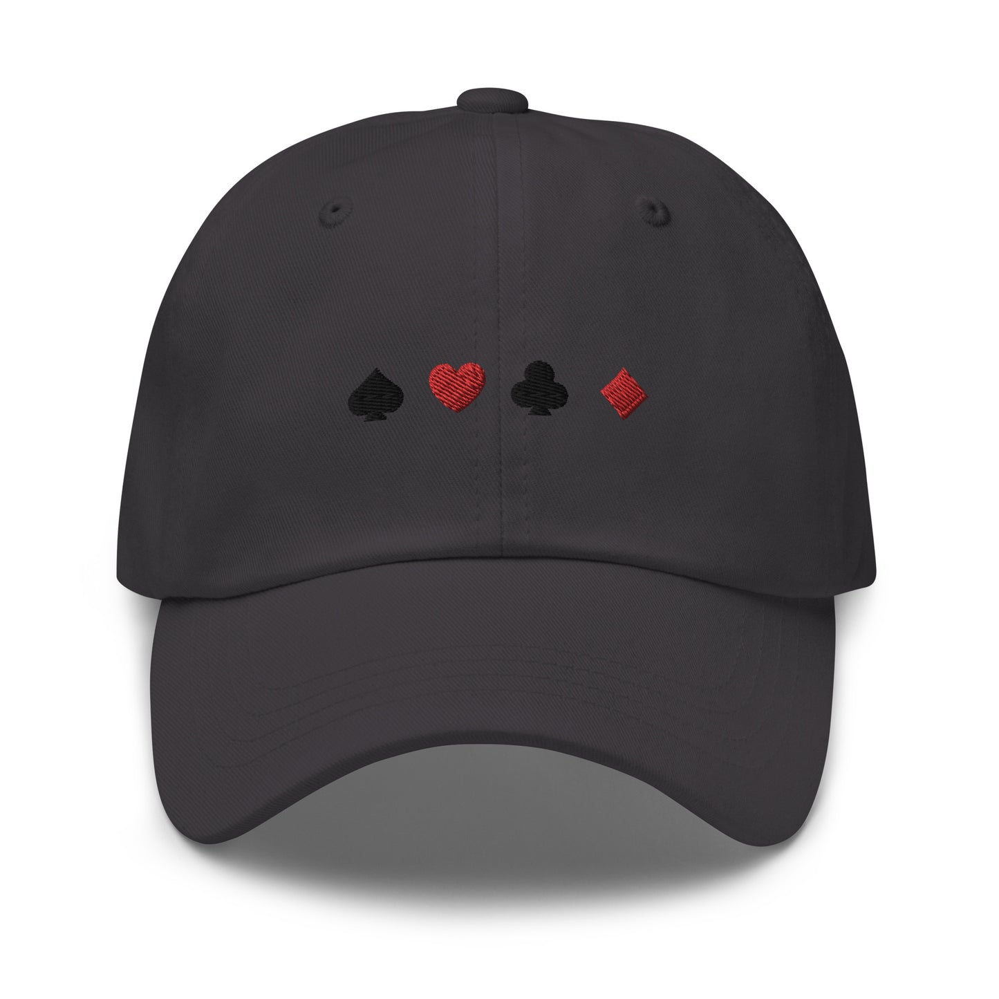 Dad Cap with Playing Cards Symbol