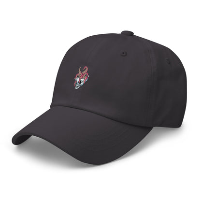 Dad Cap with Skull with Tenticles Symbol