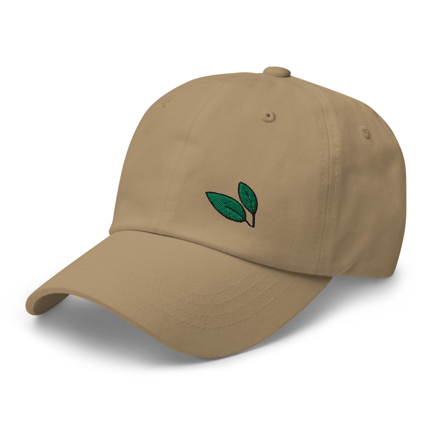Dad Cap with Leaf Symbol