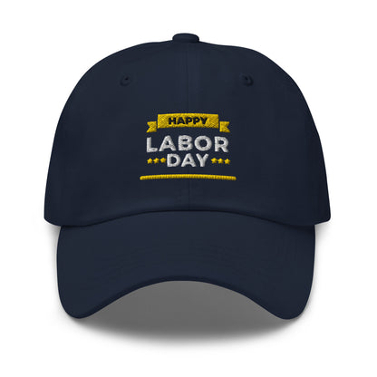 Dad Cap with Labor Day Symbol