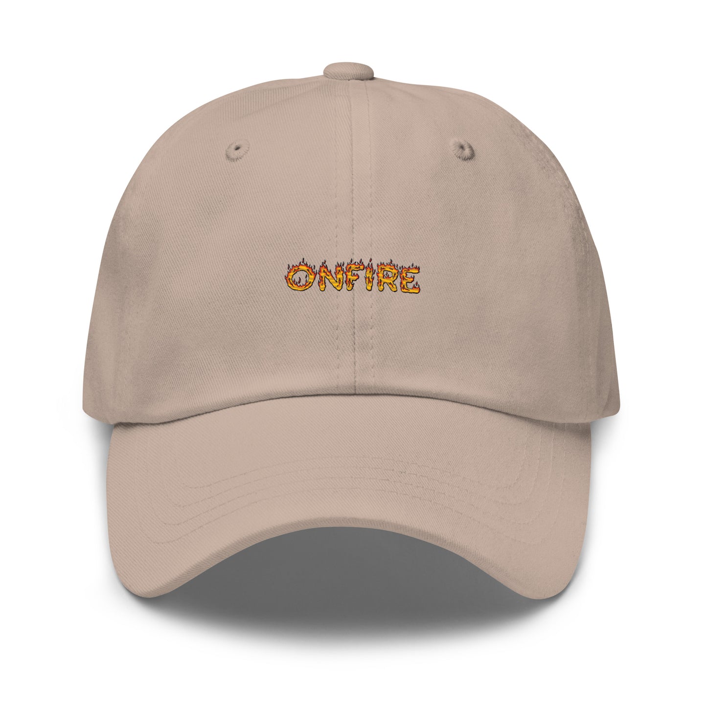 Dad Cap with On Fire Symbol
