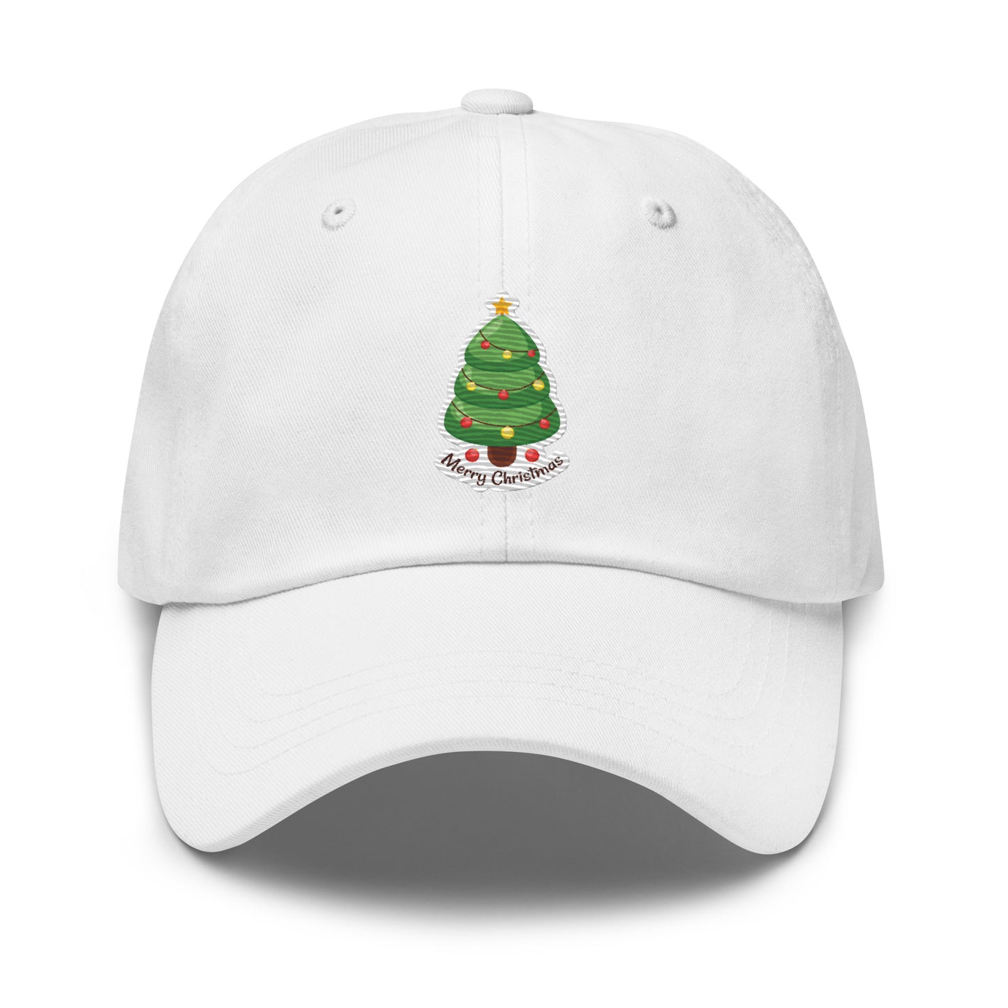 Dad Cap with Christmas Tree Symbol