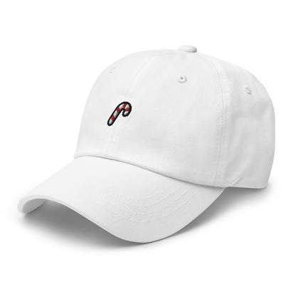 Dad Cap with Candy Cane Symbol