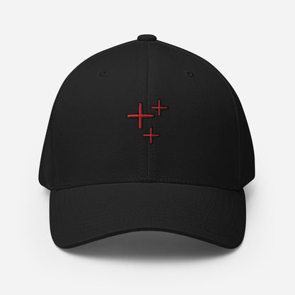 Baseball Cap with 3x Plus Symbol