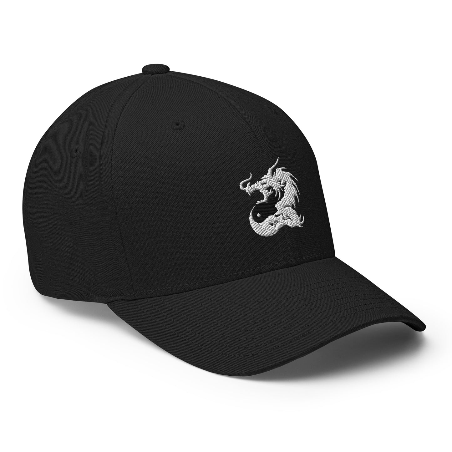 Baseball Cap with Ying&Yang Dragon Symbol