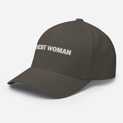 Baseball Cap with Best-woman Symbol