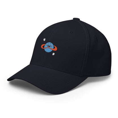 Baseball Cap with Planet Symbol