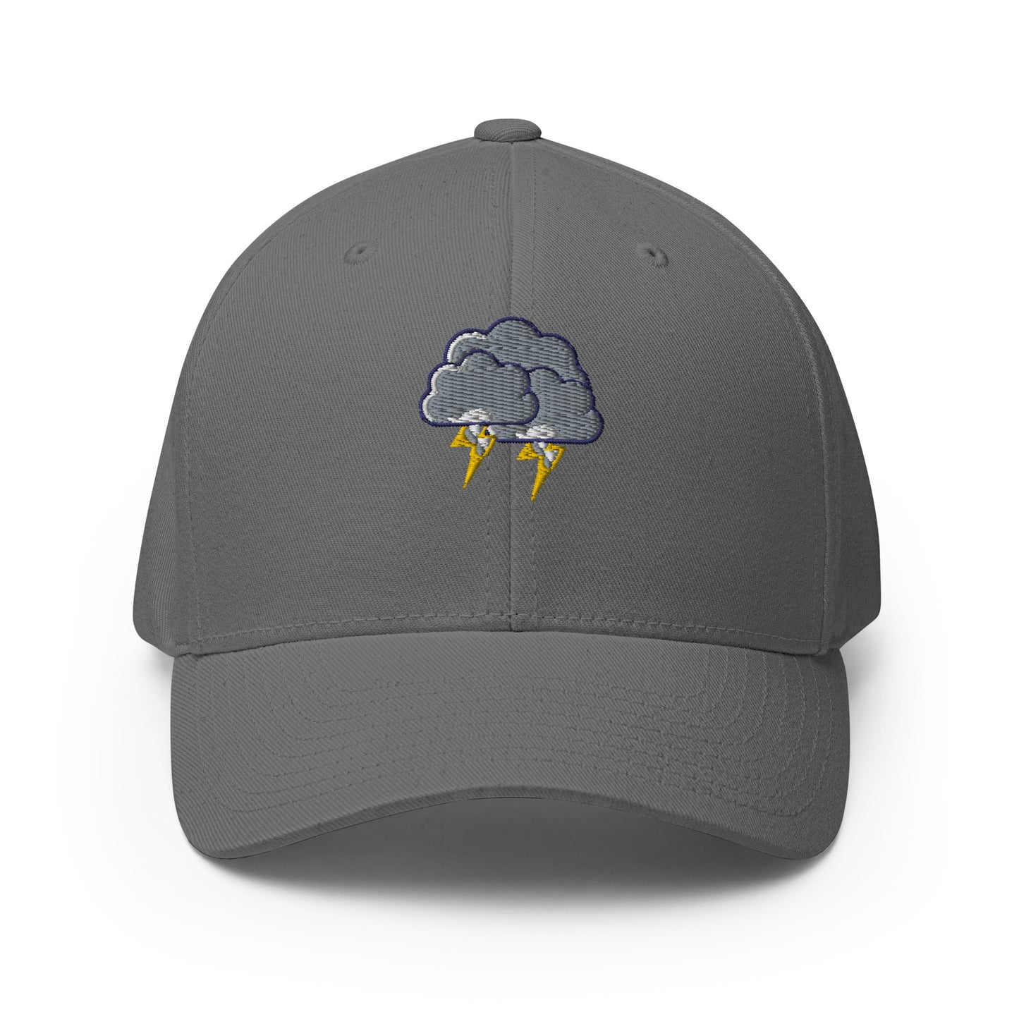 Baseball Cap with Thunder Cloud Symbol