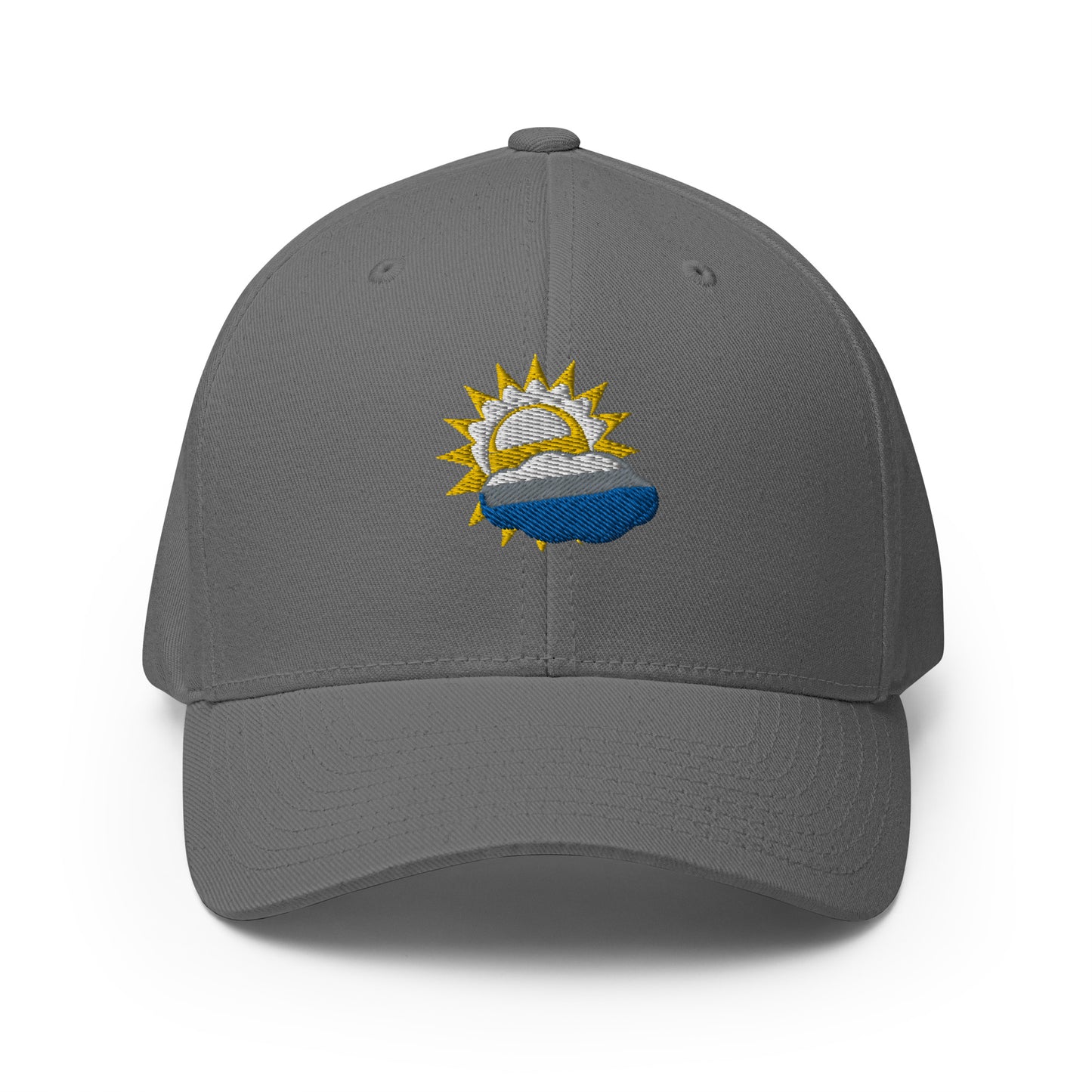 Baseball Cap with Sun Cloud Symbol