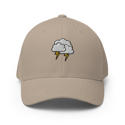 Baseball Cap with Thunder Cloud Symbol