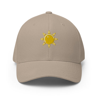 Baseball Cap with Sun Symbol
