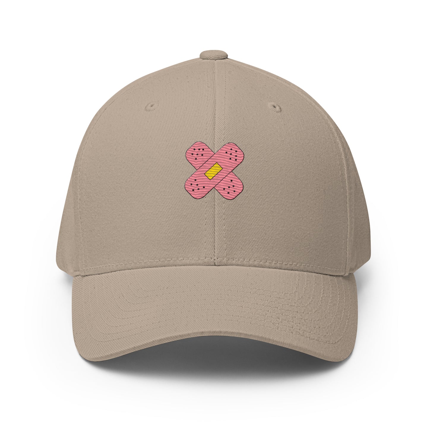 Baseball Cap with Band-aid Symbol