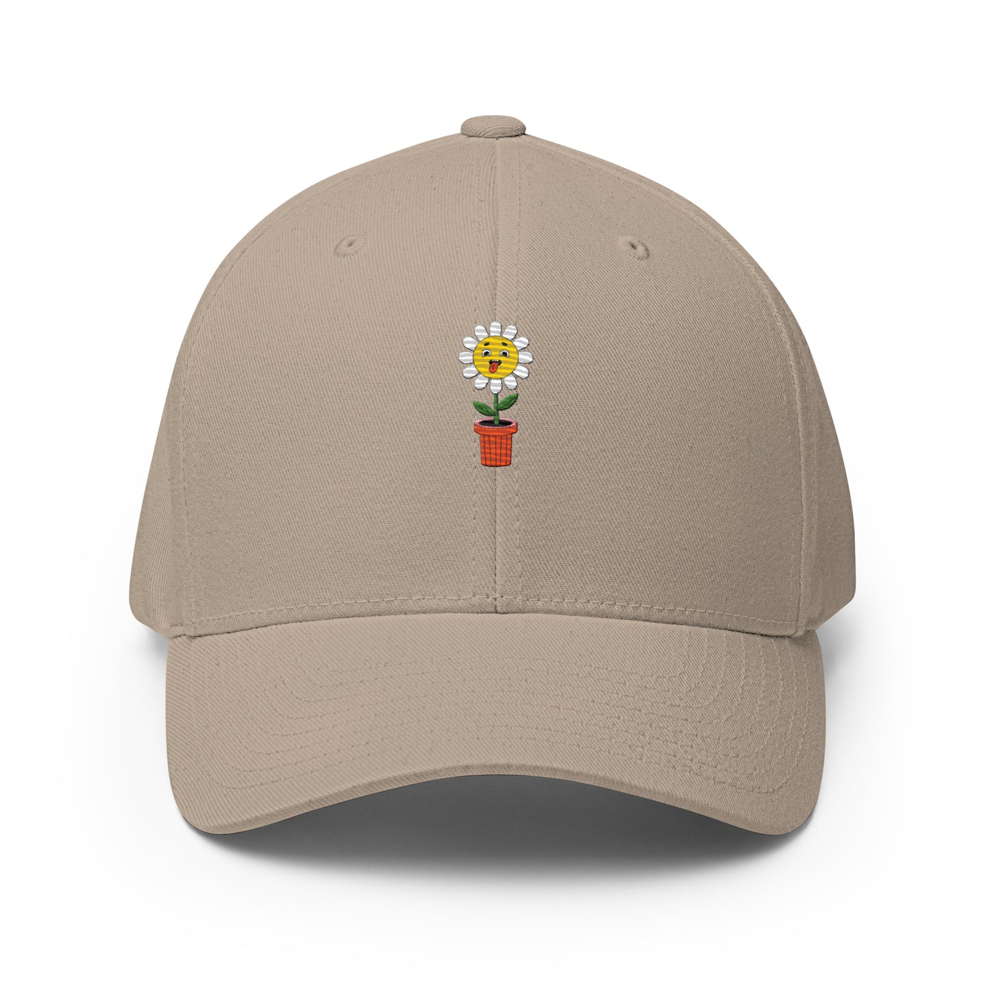Baseball Cap with Flower Symbol