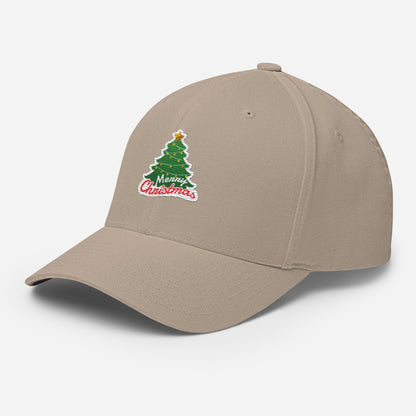 Baseball Cap with Christmas Tree Symbol