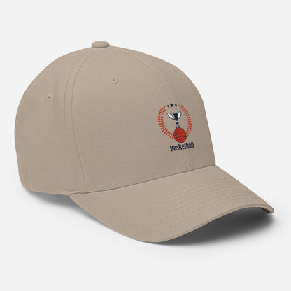 Baseball Cap with Basketball Symbol