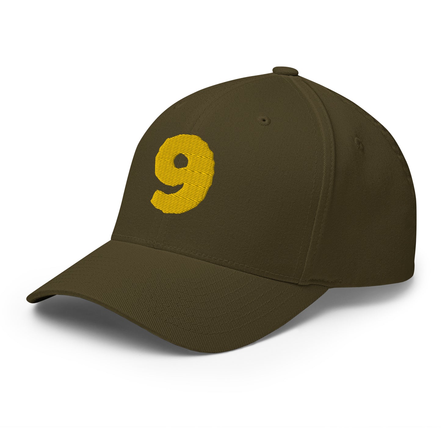 Baseball Cap with Number 9 Nine Symbol
