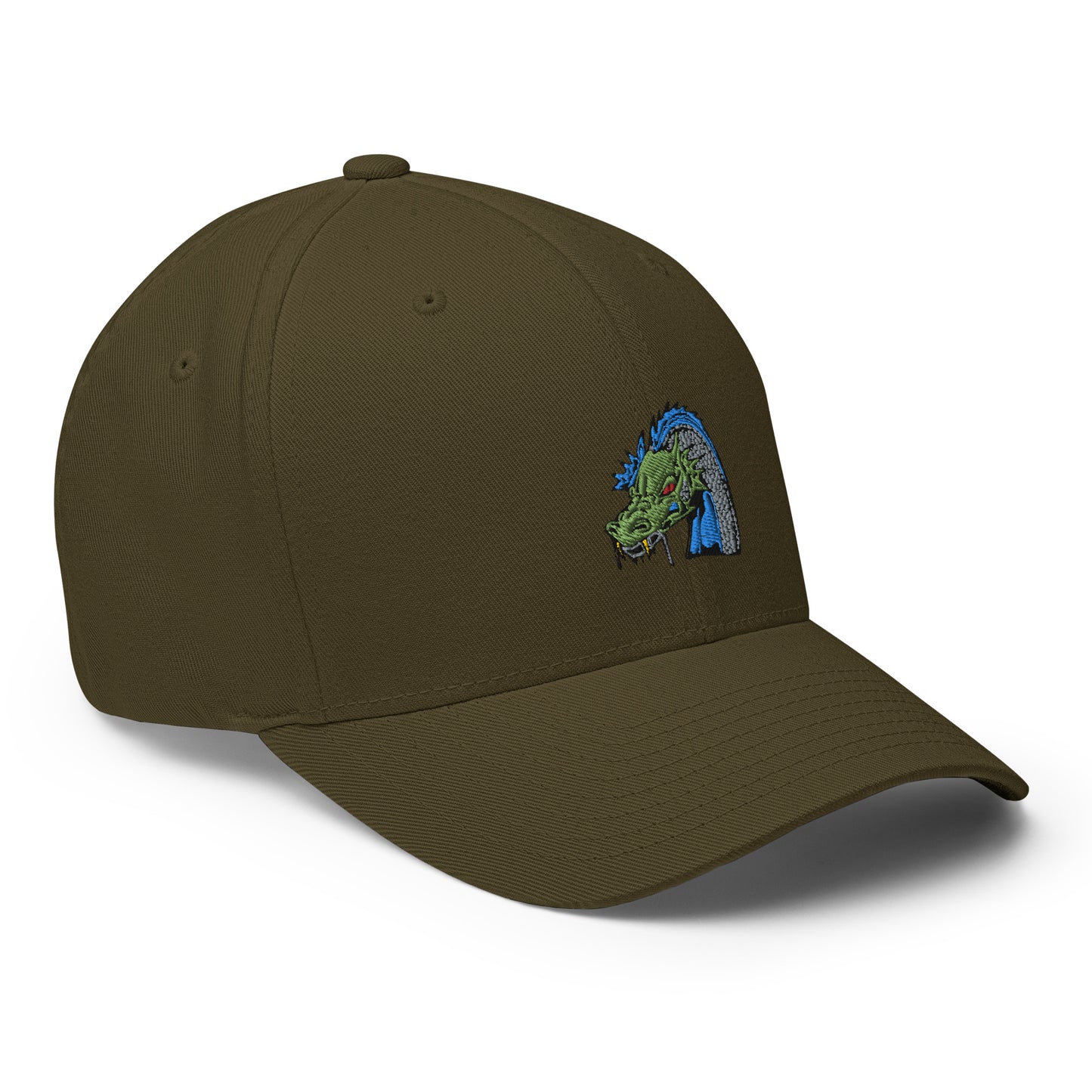 Baseball Cap with Green Dragon Symbol