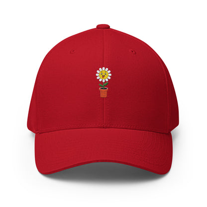 Baseball Cap with Flower Symbol