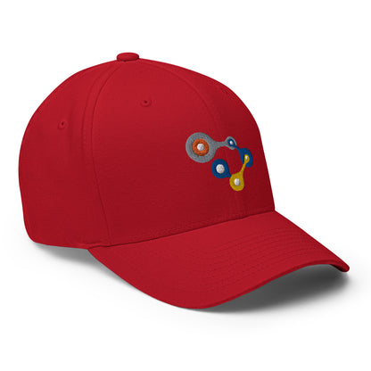 Baseball Cap with Joints Symbol