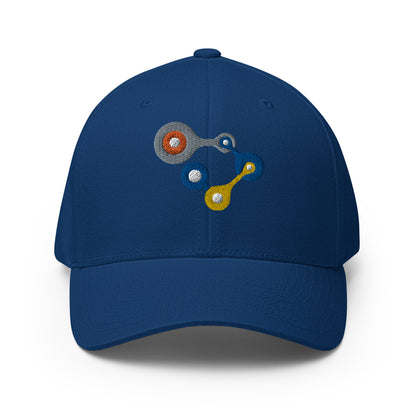Baseball Cap with Joints Symbol