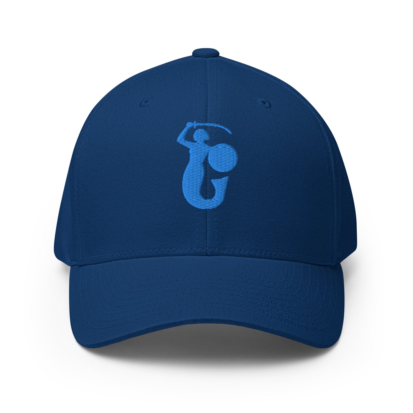 Baseball Cap with Mermaid Symbol