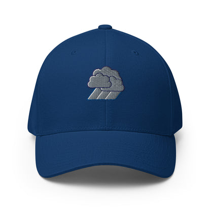 Baseball Cap with Heavy Rain Symbol