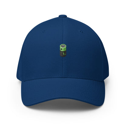 Baseball Cap with Battery Symbol