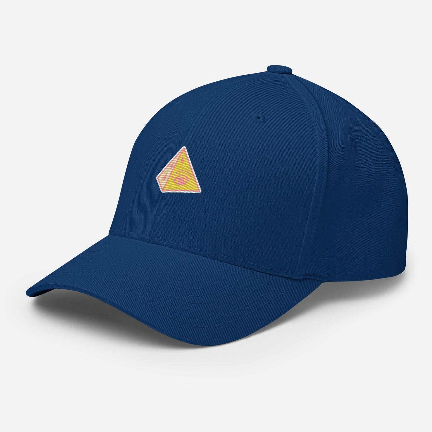 Baseball Cap with Pyramid Symbol