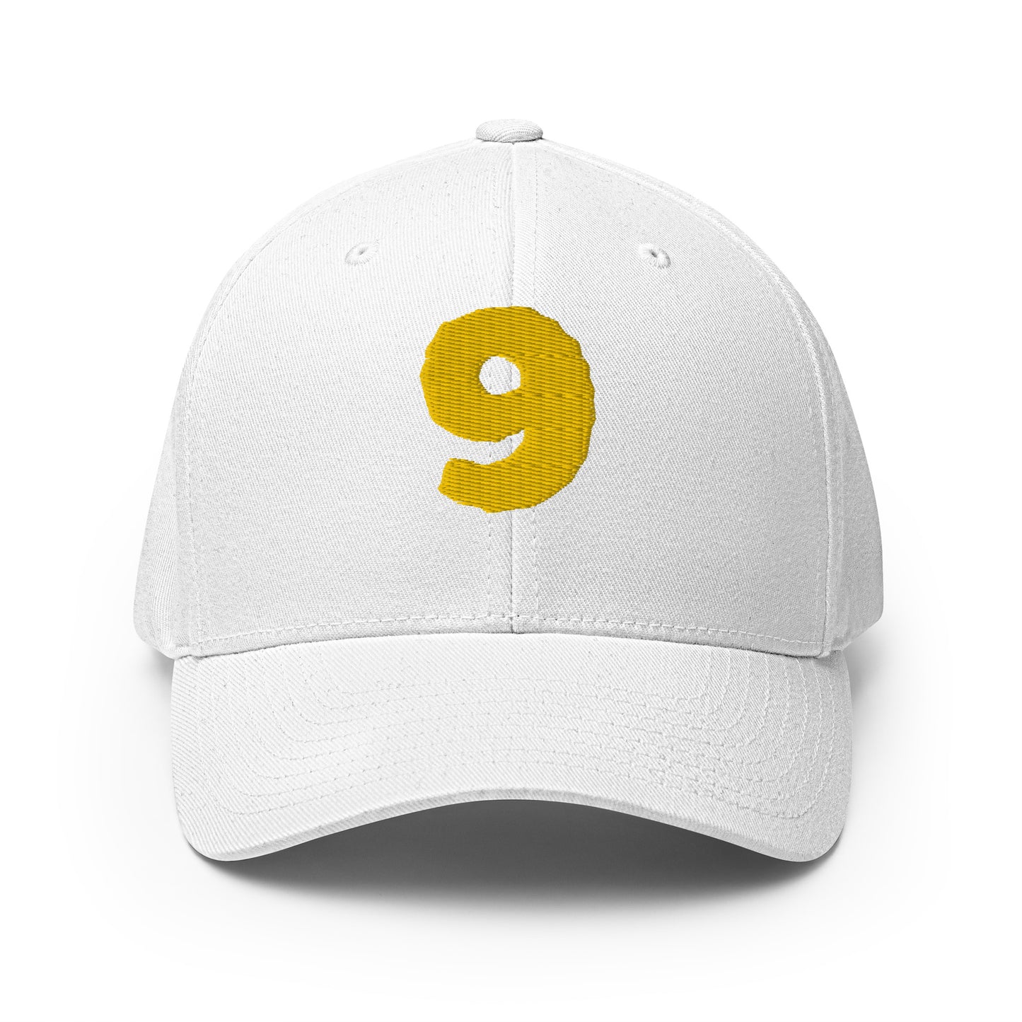 Baseball Cap with Number 9 Nine Symbol