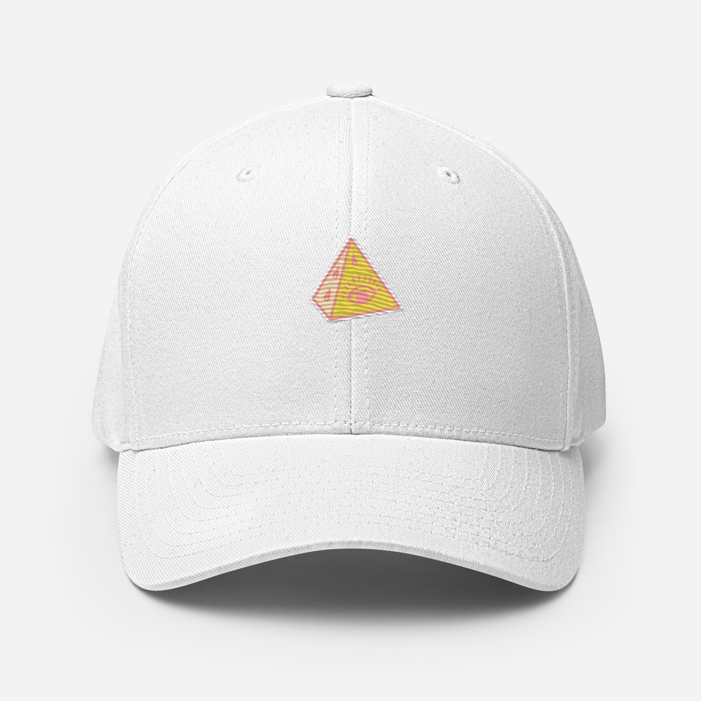 Baseball Cap with Pyramid Symbol