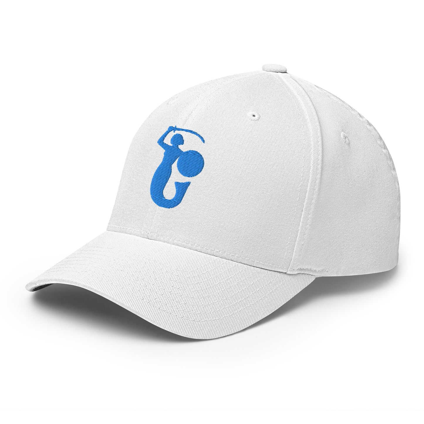 Baseball Cap with Mermaid Symbol