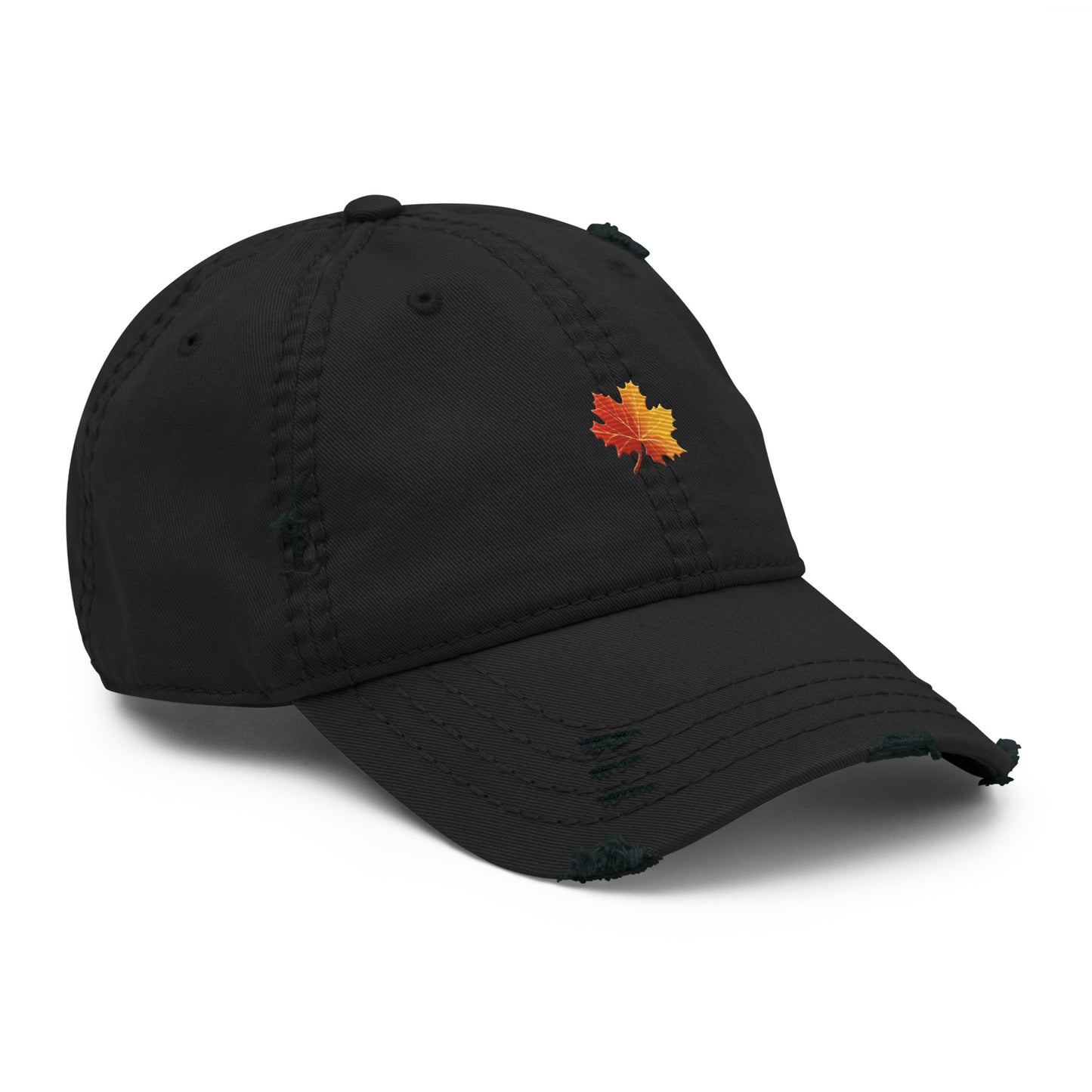 Trucker Cap with Fall Leaves Symbol