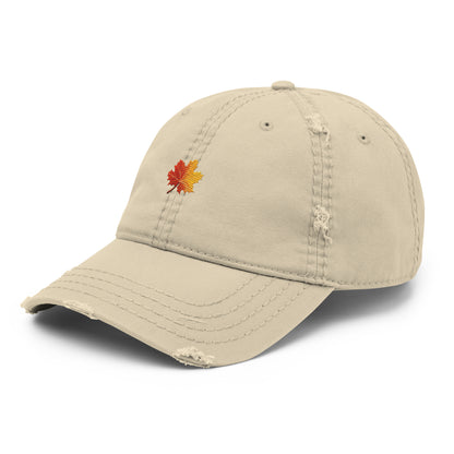 Trucker Cap with Fall Leaves Symbol