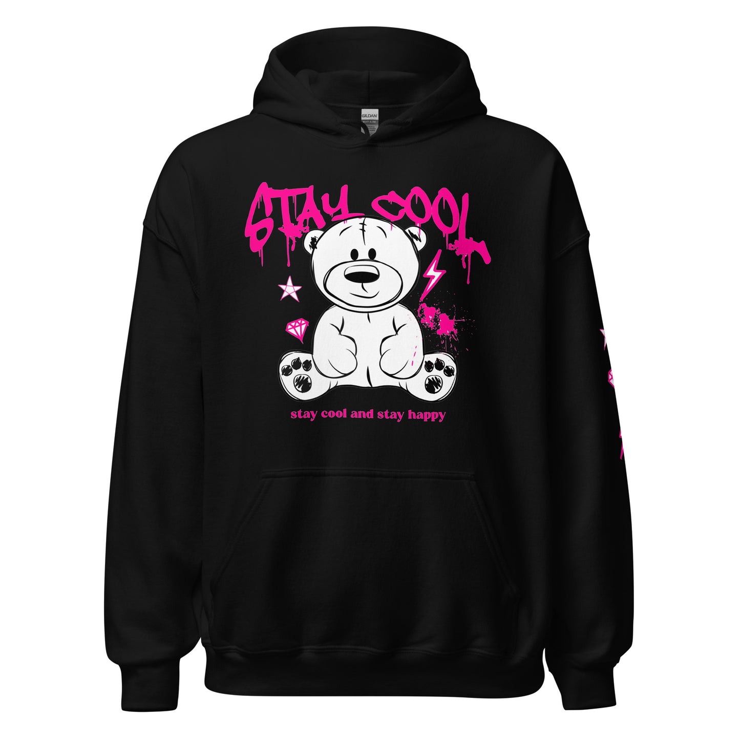 Heavy Blend Hoodie with Stay Cool Symbol