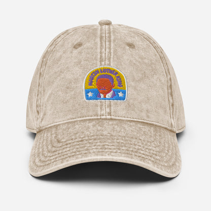 Vintage Dad Cap with Martin Luther King Symbol